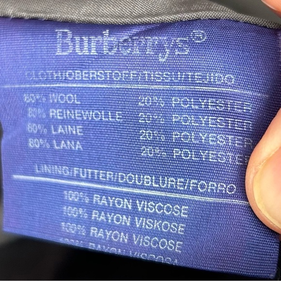 Vintage Burberry’s Wool Blazer, approx size 6 - Picture 10 of 11